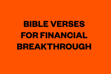 Bible Verses For Financial Breakthrough