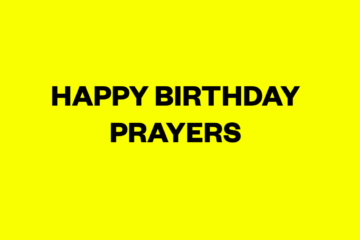 Happy Birthday Prayers
